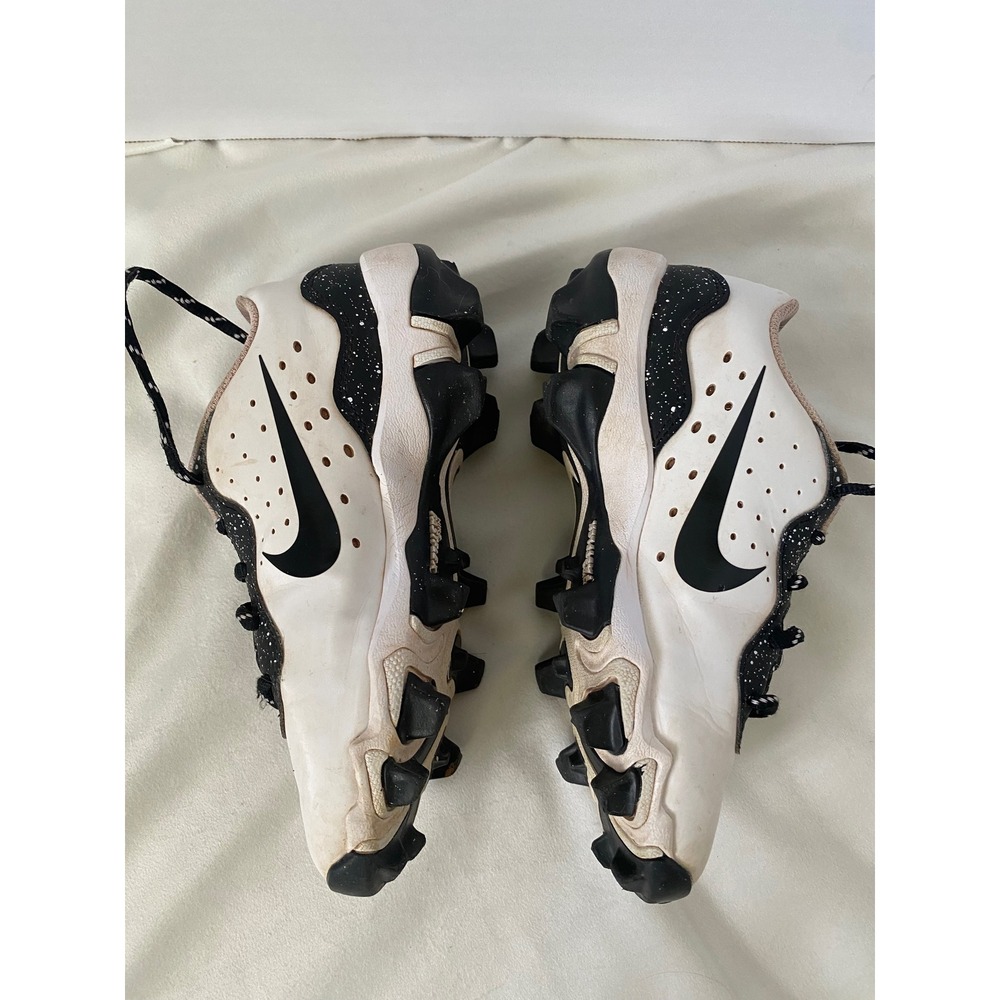 Nike Fastflex Low Baseball Cleats White/Black DJ6525-106 Kids 1Y